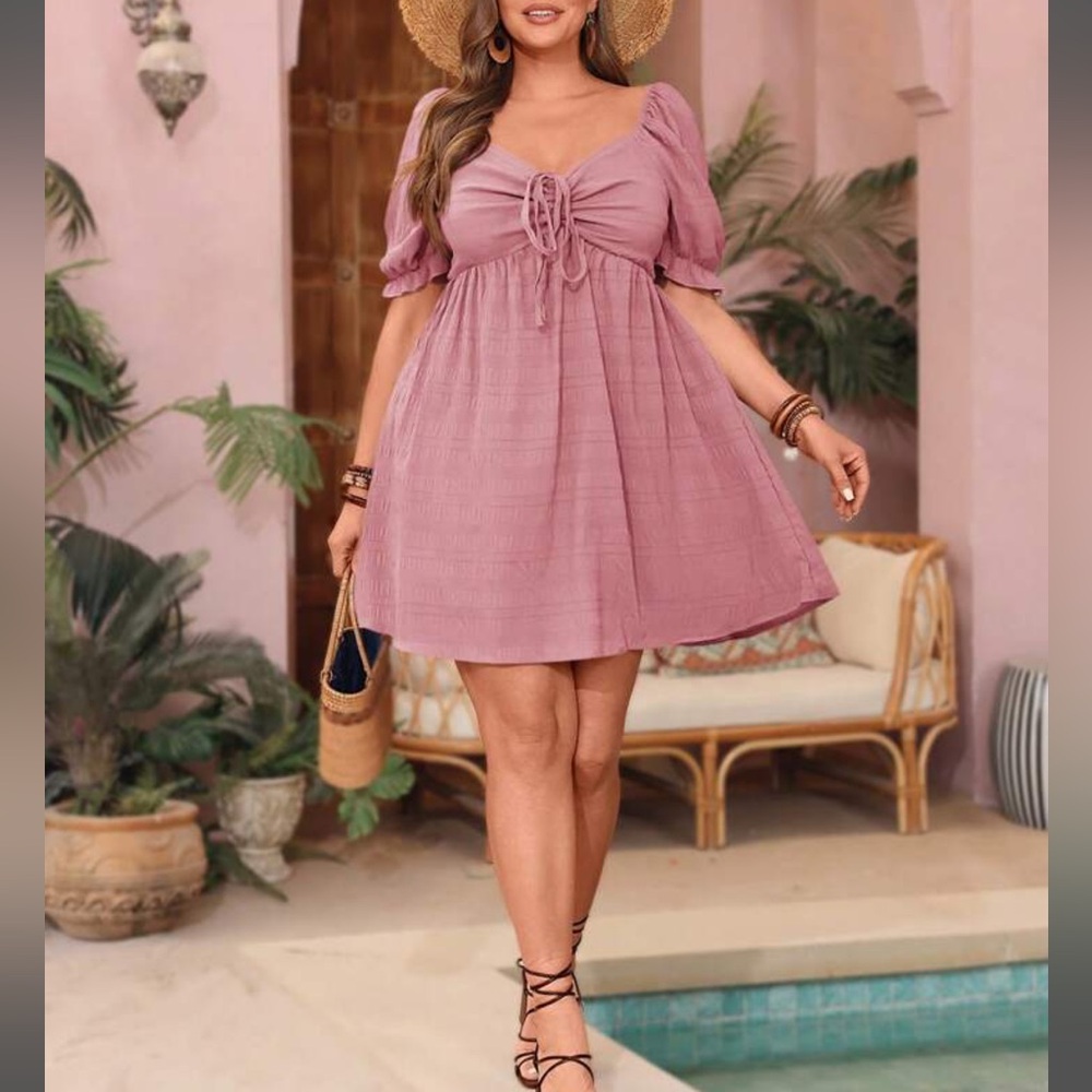 Shein Sweetheart Neck Dress